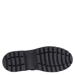 Black Polyethylene Lace-Up Boots