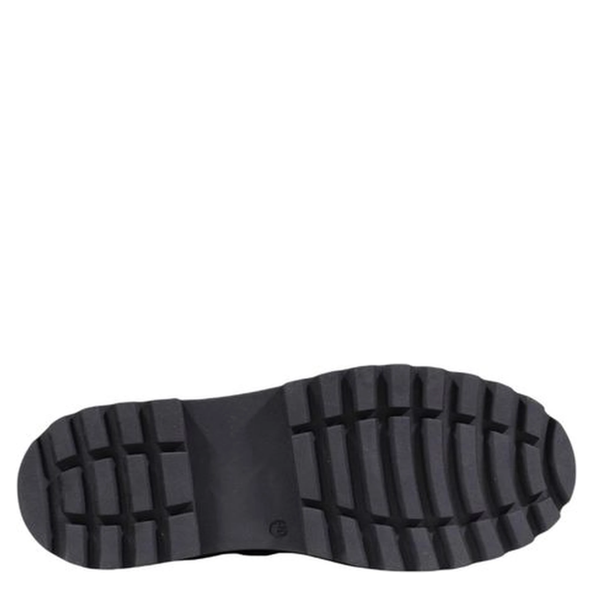 Black Polyethylene Lace-Up Boots