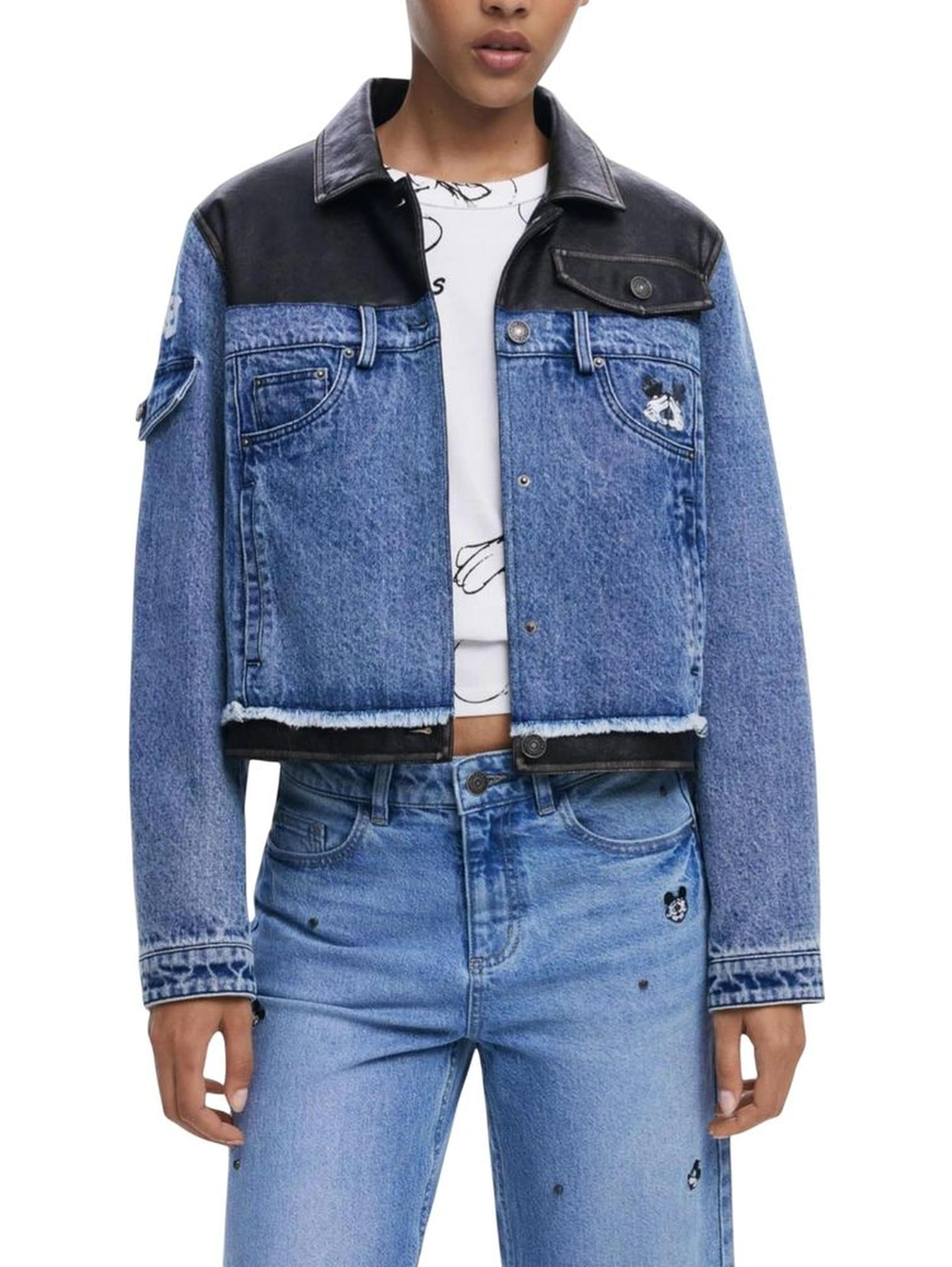 Blue Cotton Denim Jacket