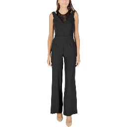 Black Polyester Jumpsuit