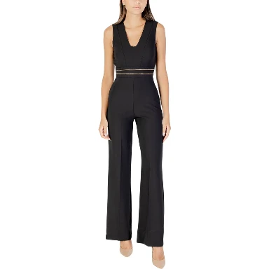 Black Polyester Jumpsuit