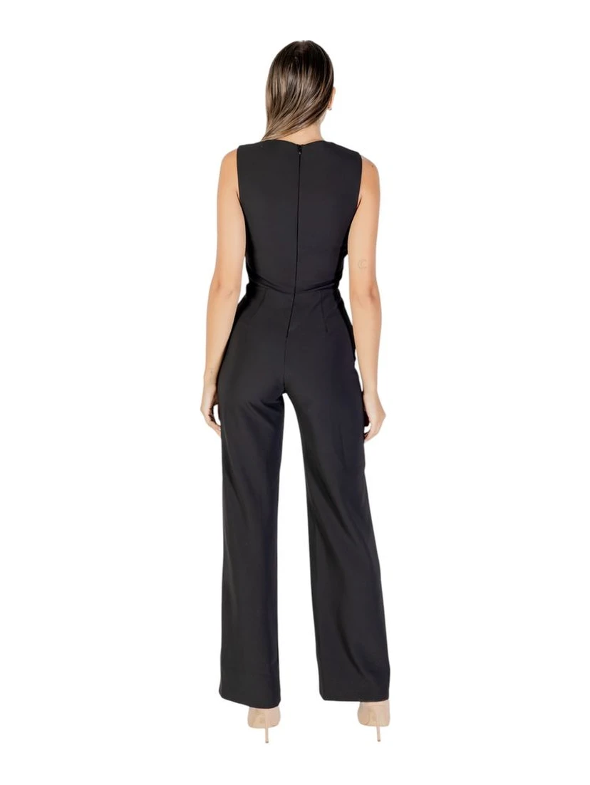 Black Polyester Jumpsuit