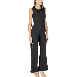 Black Polyester Jumpsuit