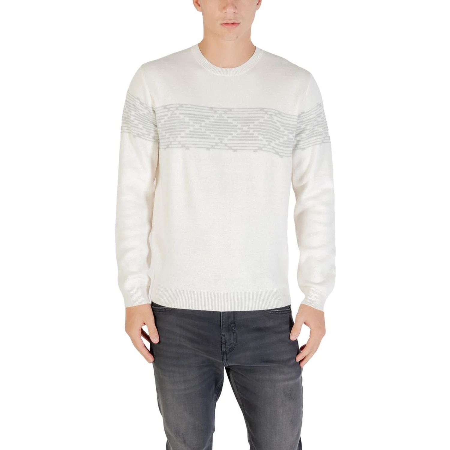 Beige Polyester Sweatshirt