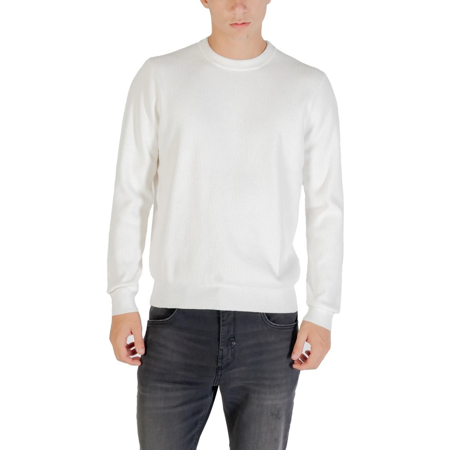 Beige Polyester Sweatshirt