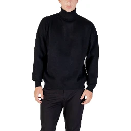Black Viscose Sweatshirt