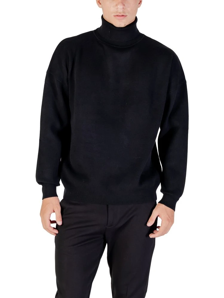 Black Viscose Sweatshirt