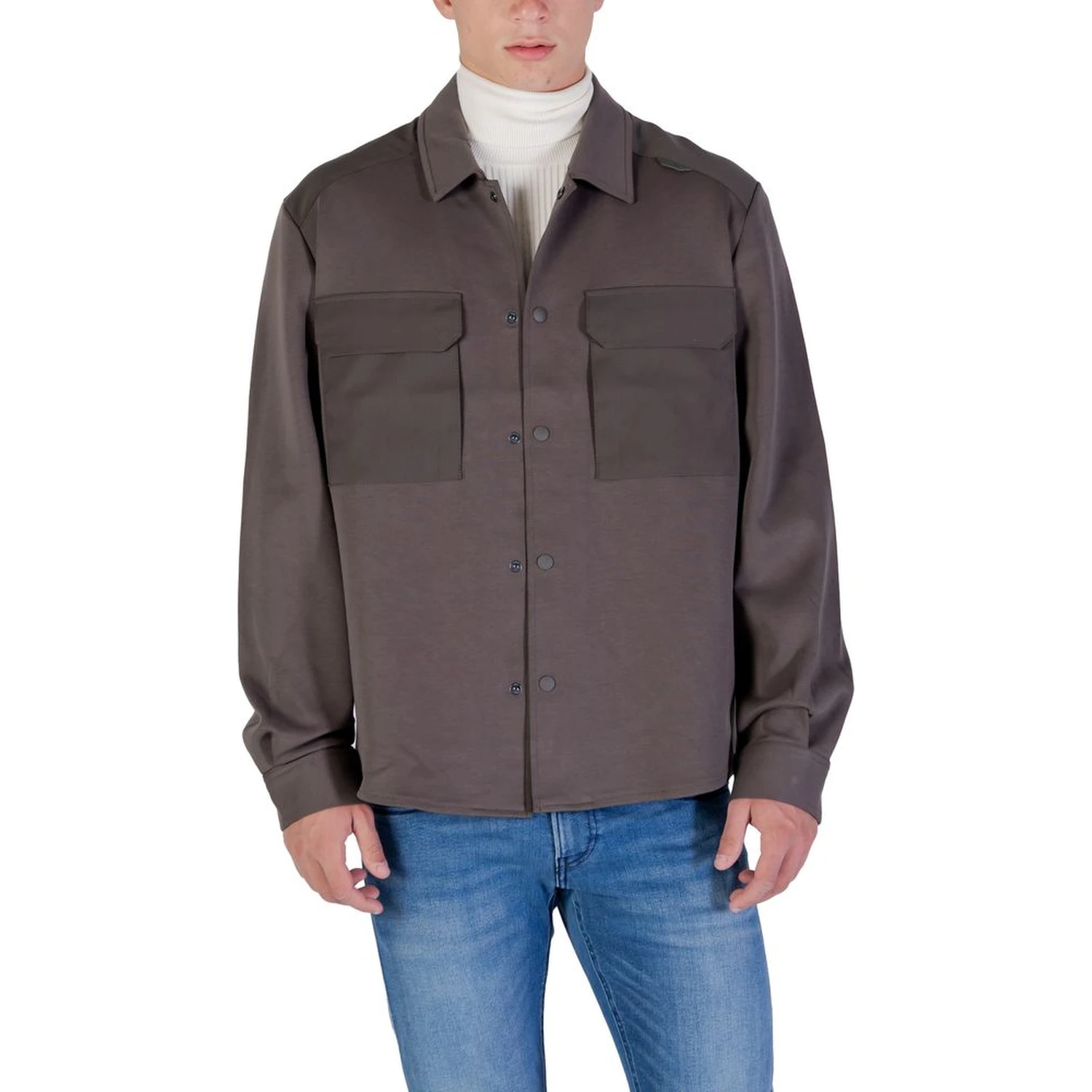 Green Denim Shirt