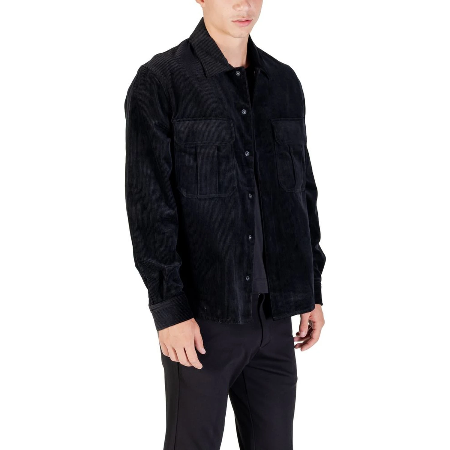 Black Cotton Shirt