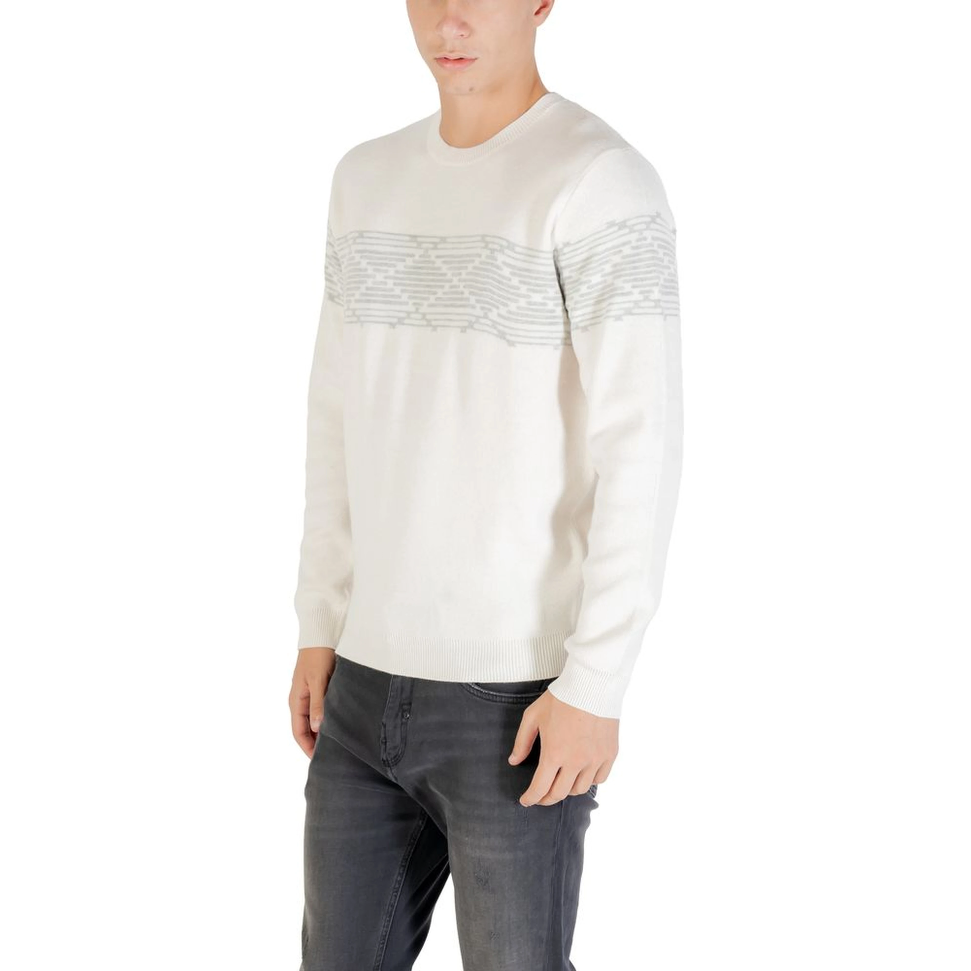 Beige Polyester Sweatshirt