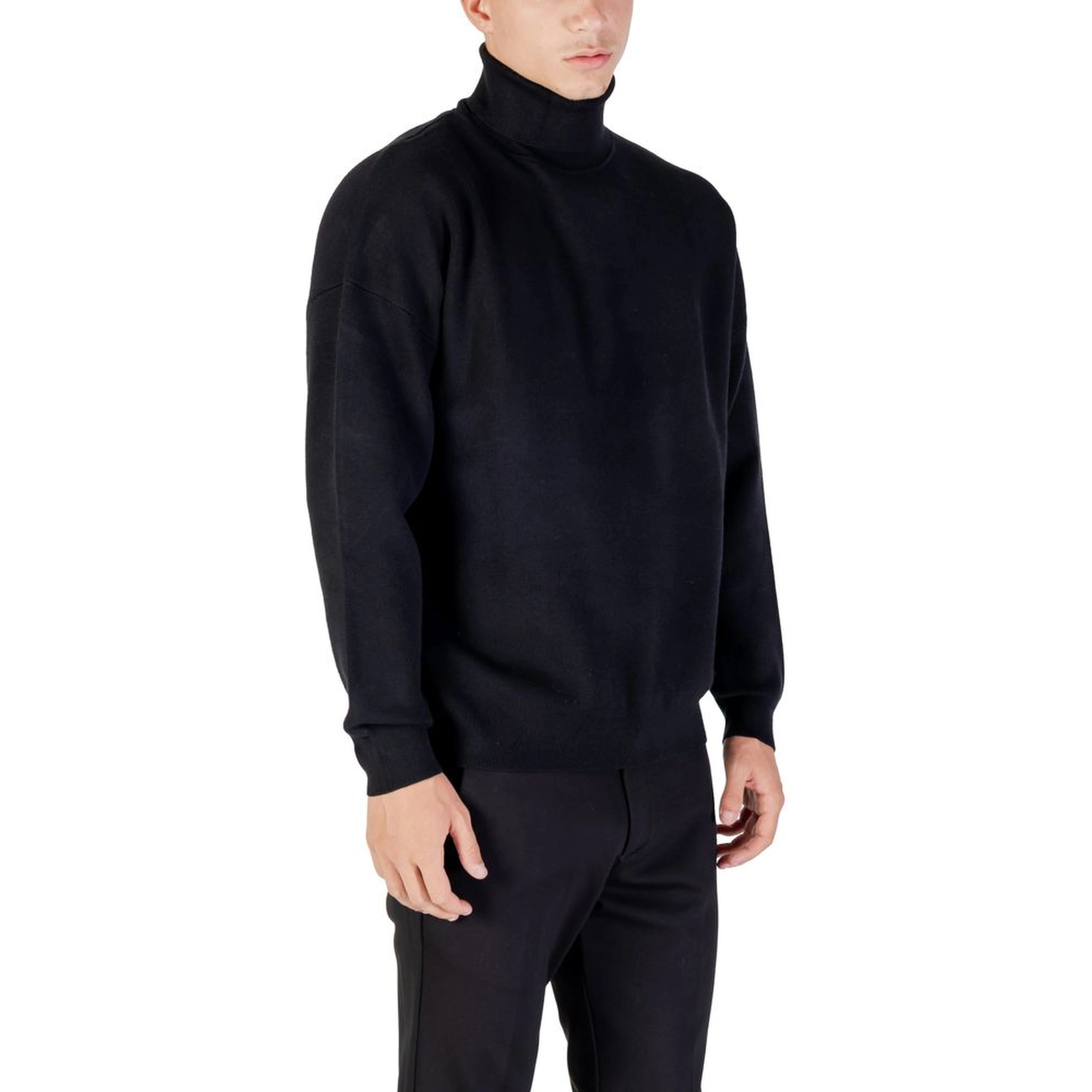Black Viscose Sweatshirt