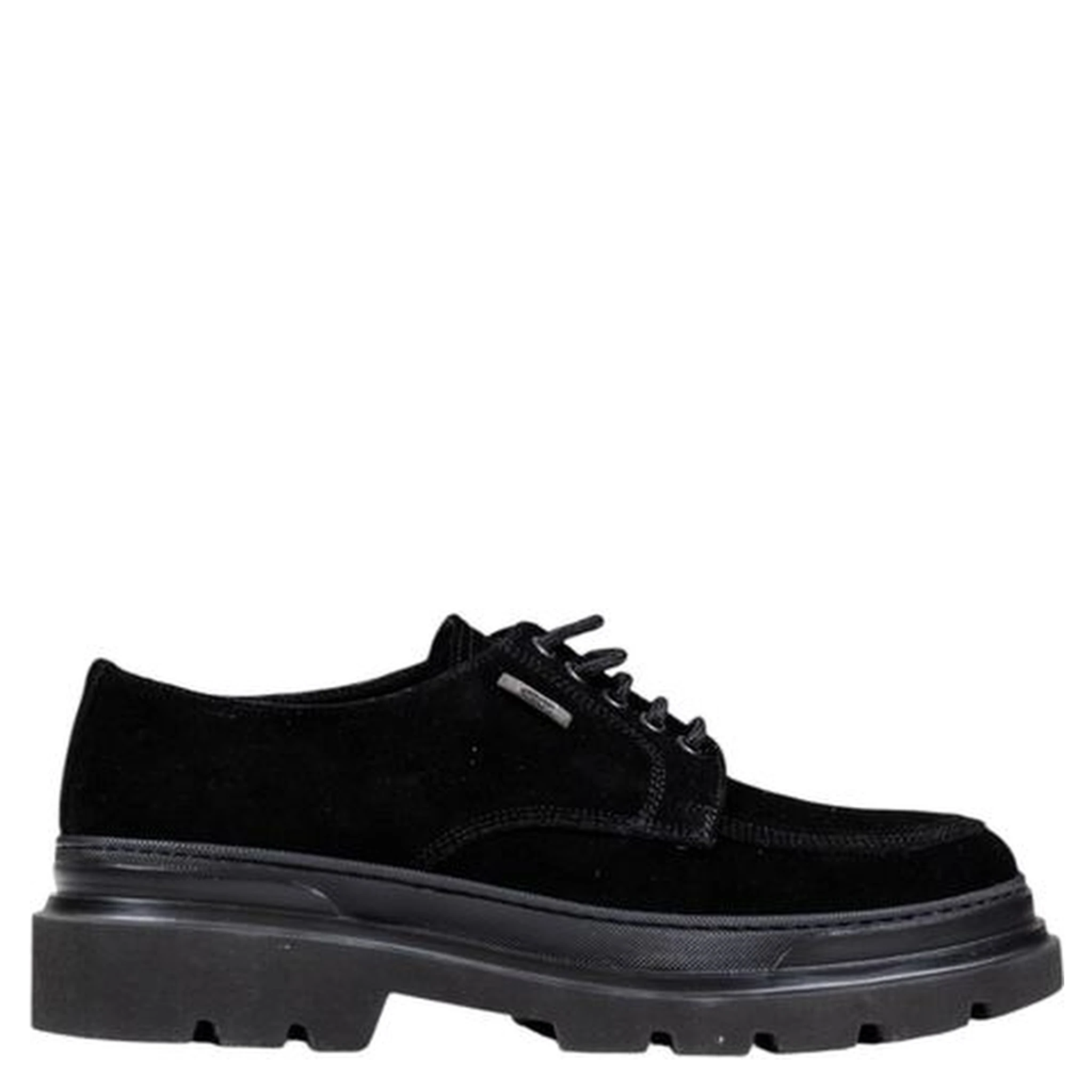 Black Leather Oxfords And Derbies