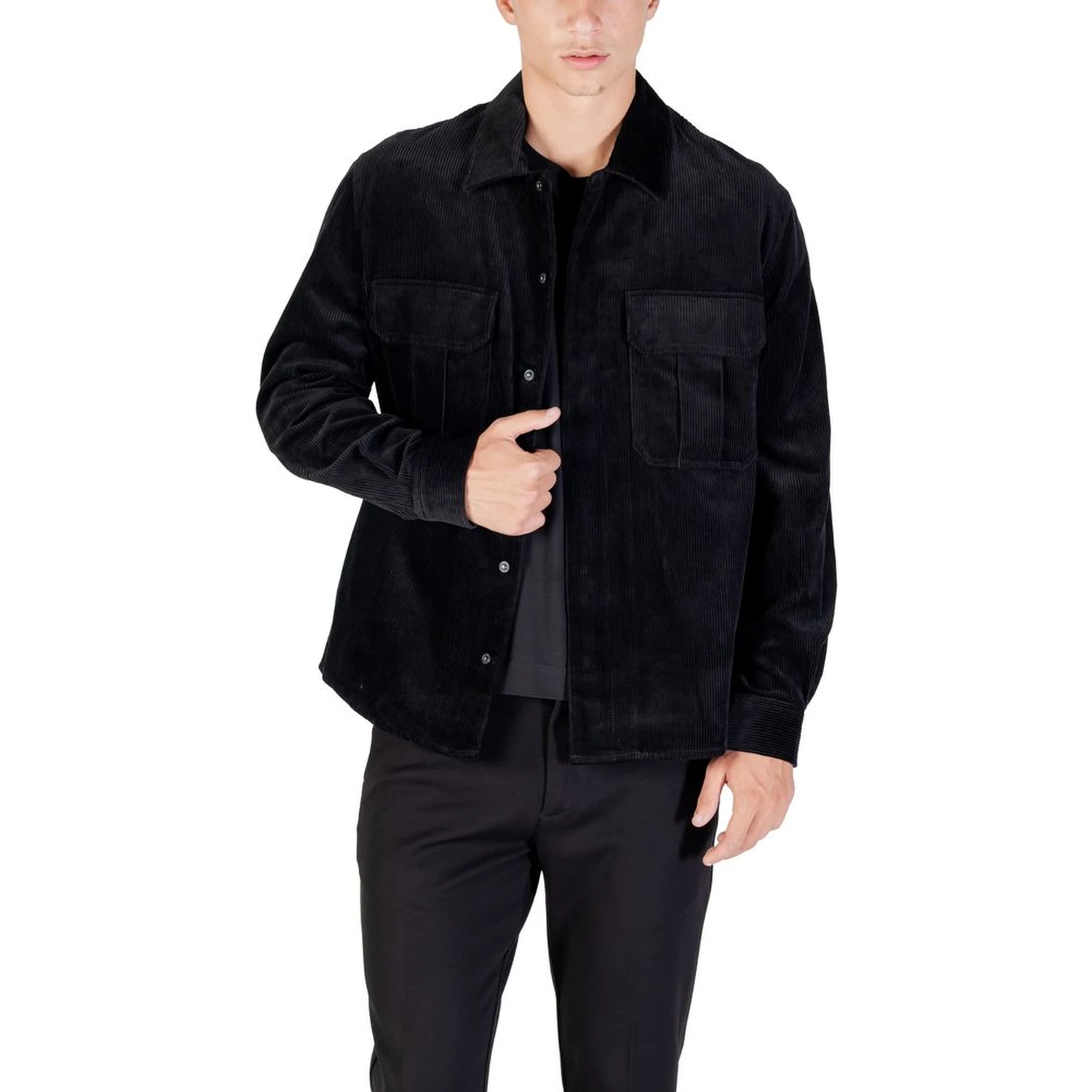 Black Cotton Shirt