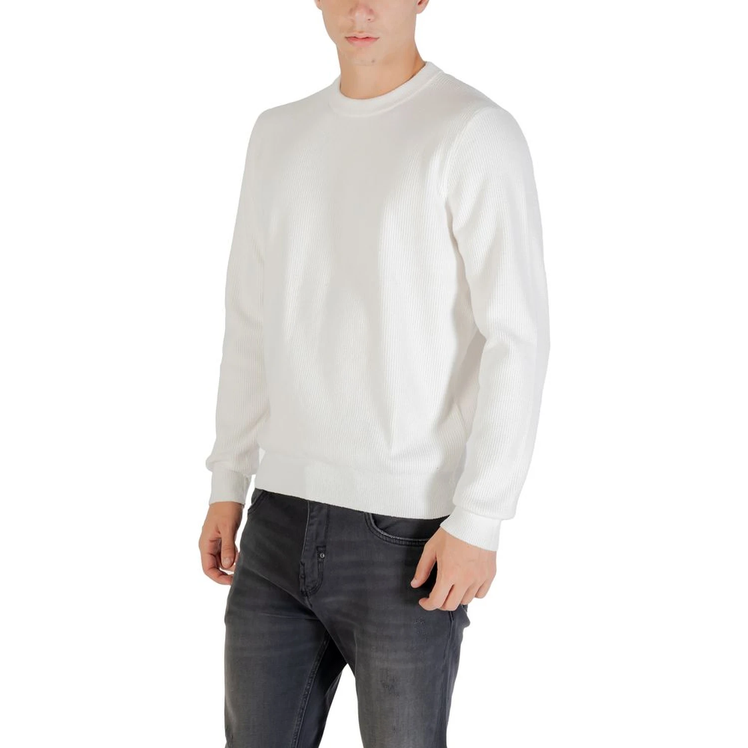 Beige Polyester Sweatshirt