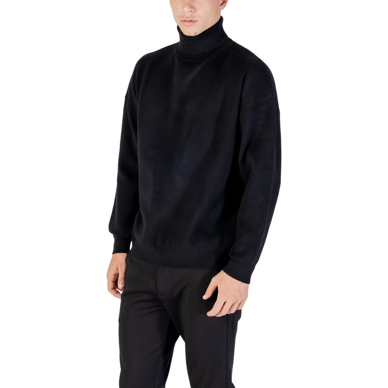 Black Viscose Sweatshirt