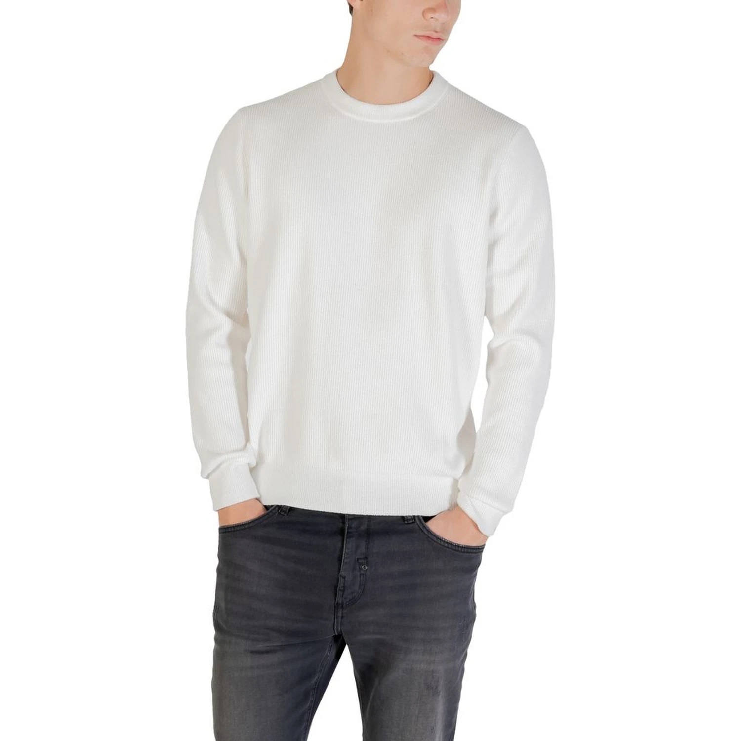 Beige Polyester Sweatshirt