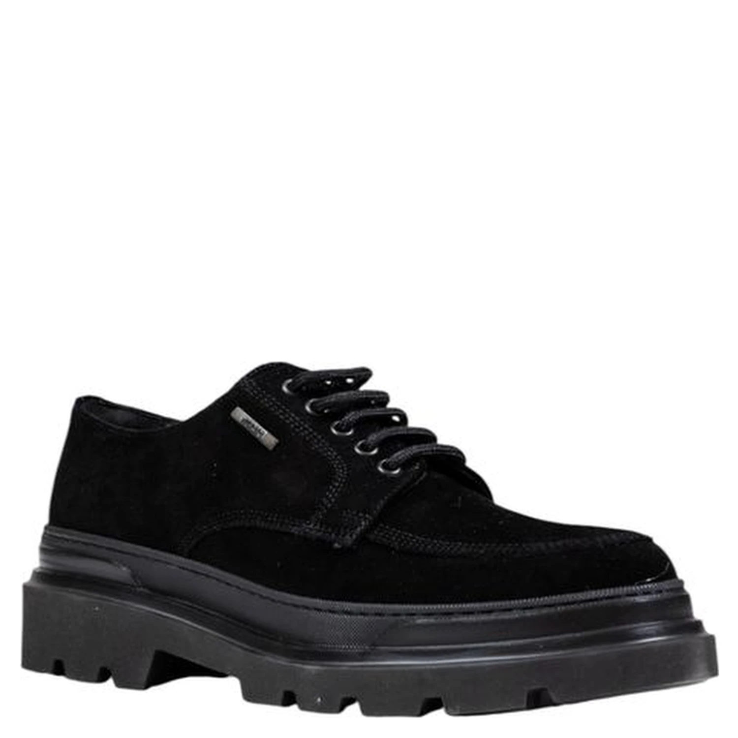 Black Leather Oxfords And Derbies