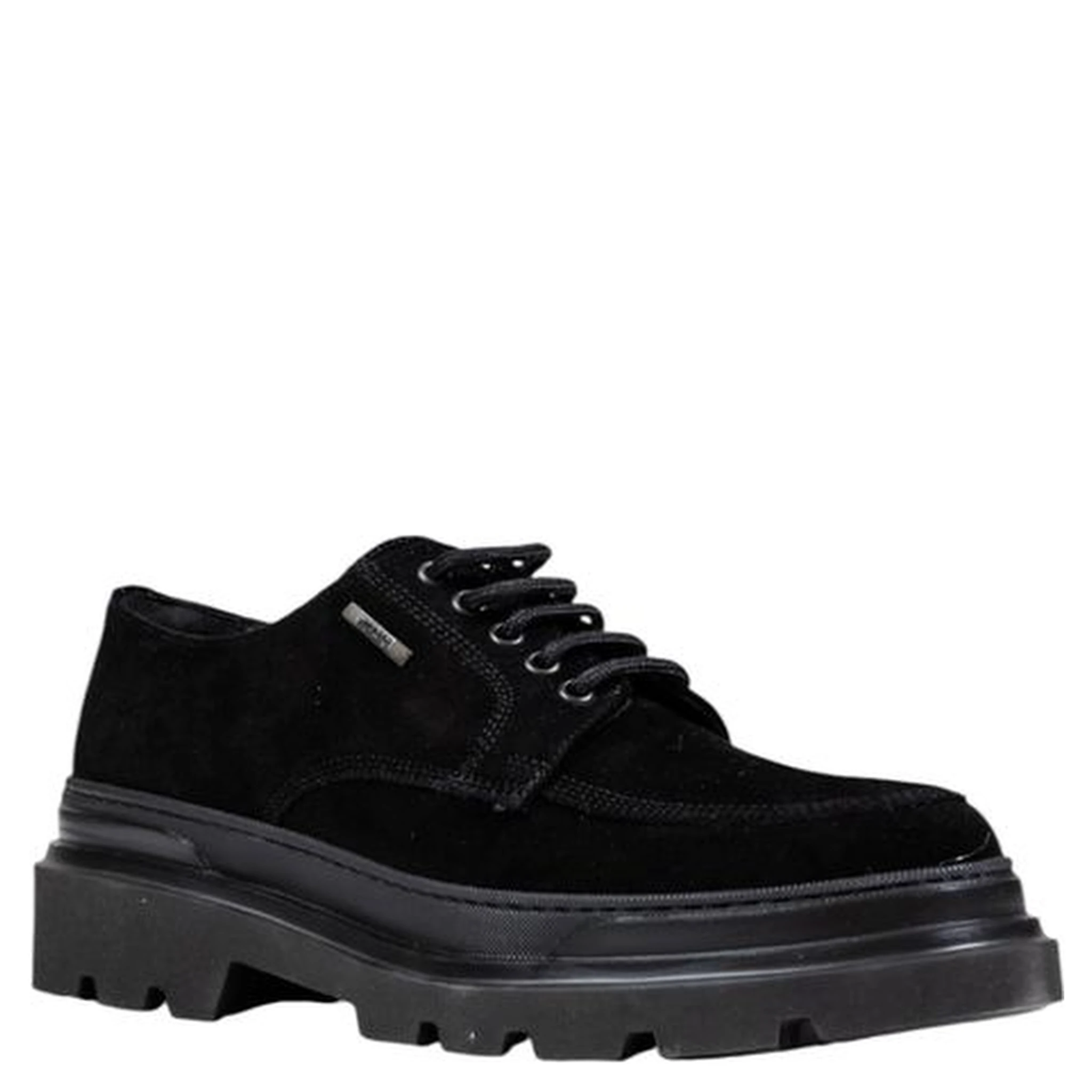 Black Leather Oxfords And Derbies