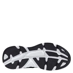 Black And White Polyester Athletic Sneakers