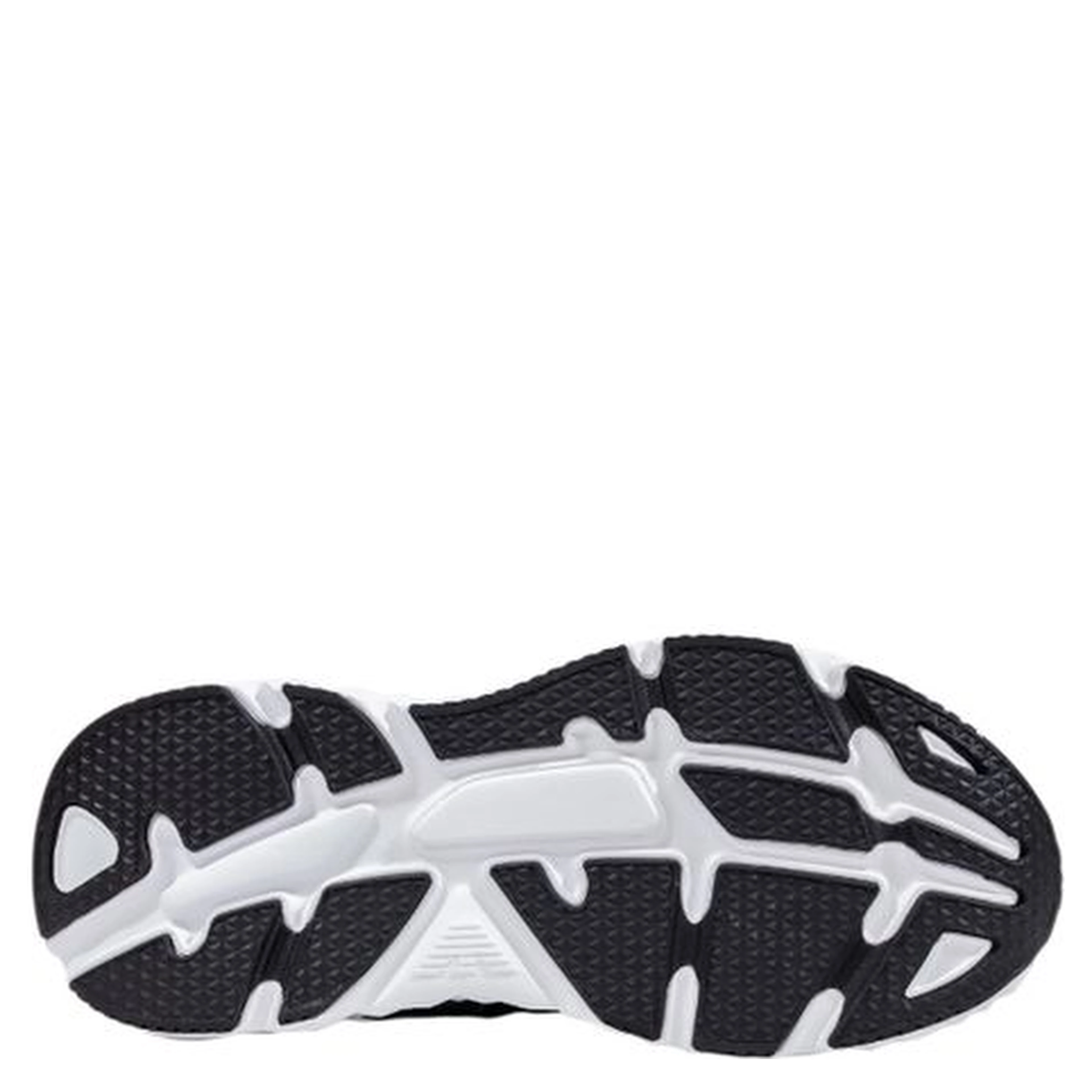 Black And White Polyester Athletic Sneakers