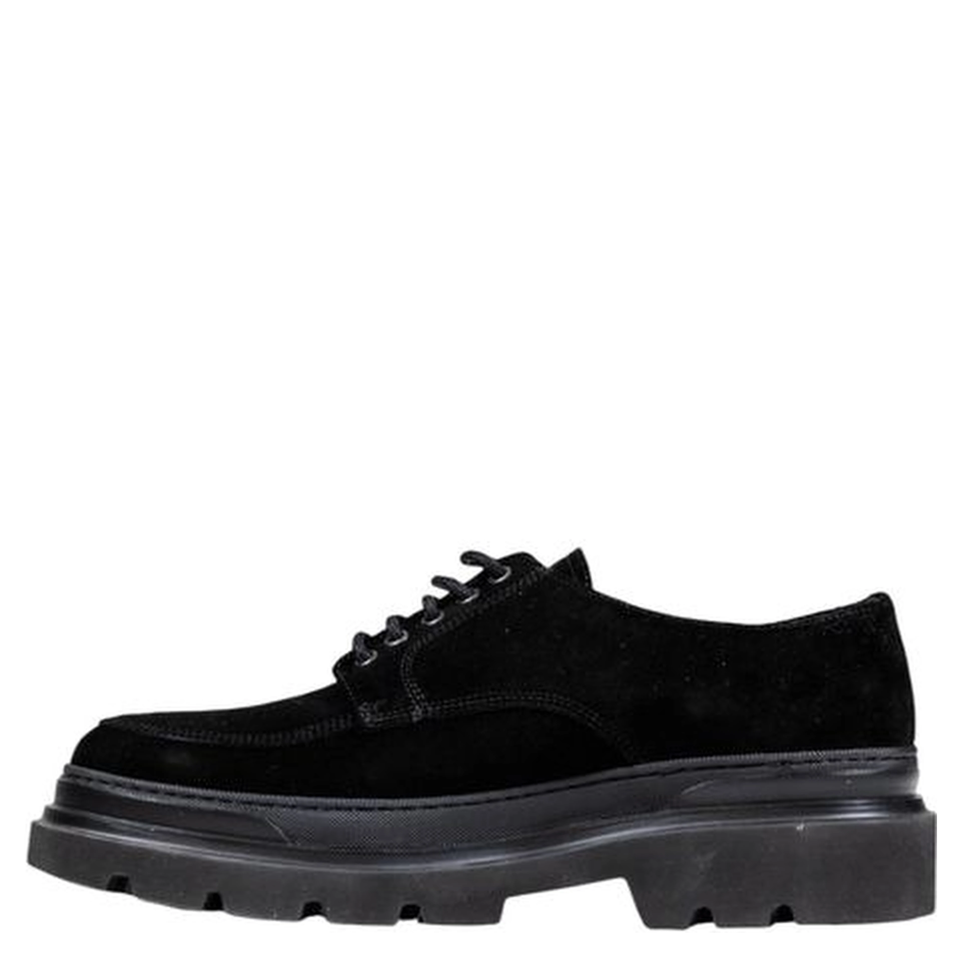 Black Leather Oxfords And Derbies