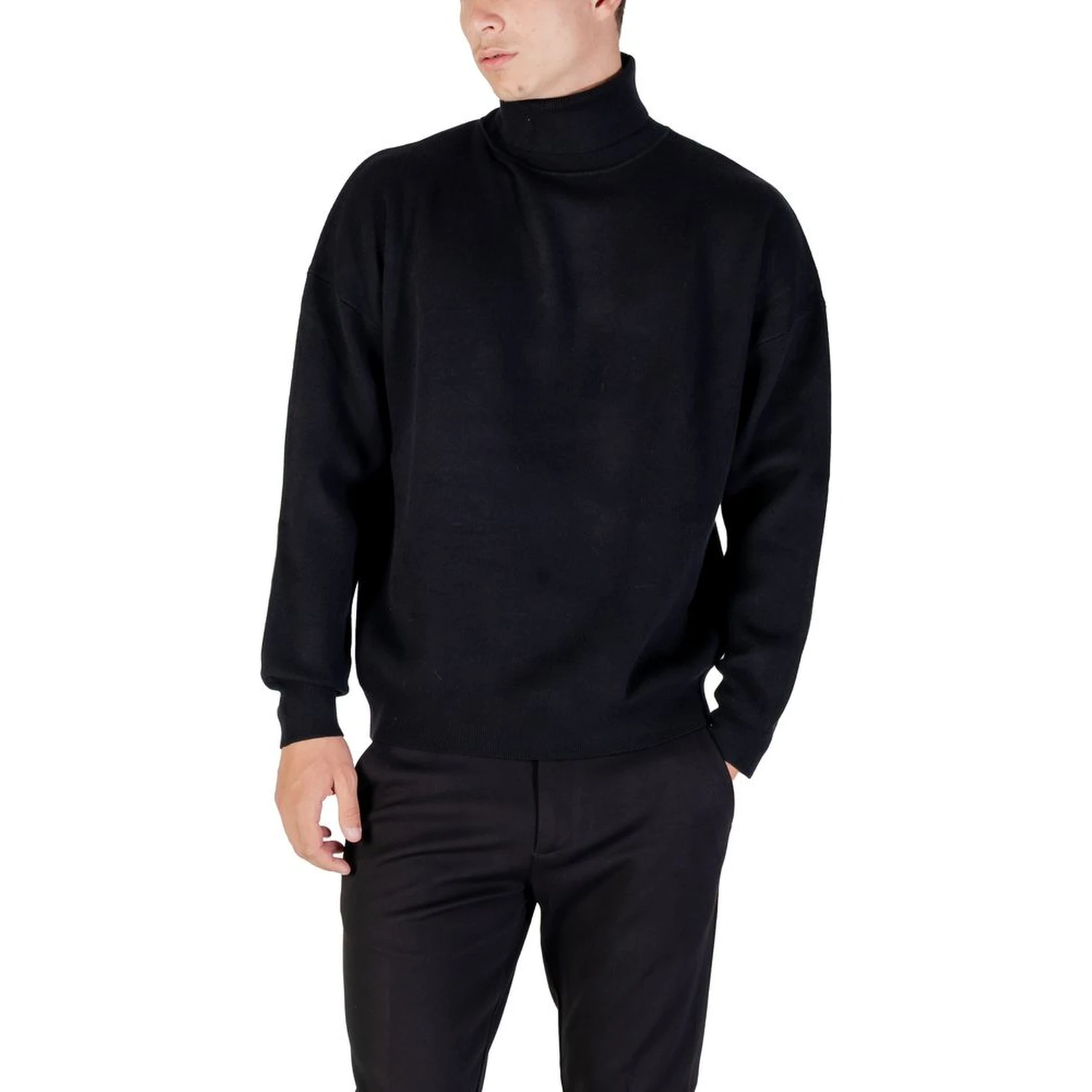 Black Viscose Sweatshirt