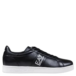 Black And White Leather Sneakers