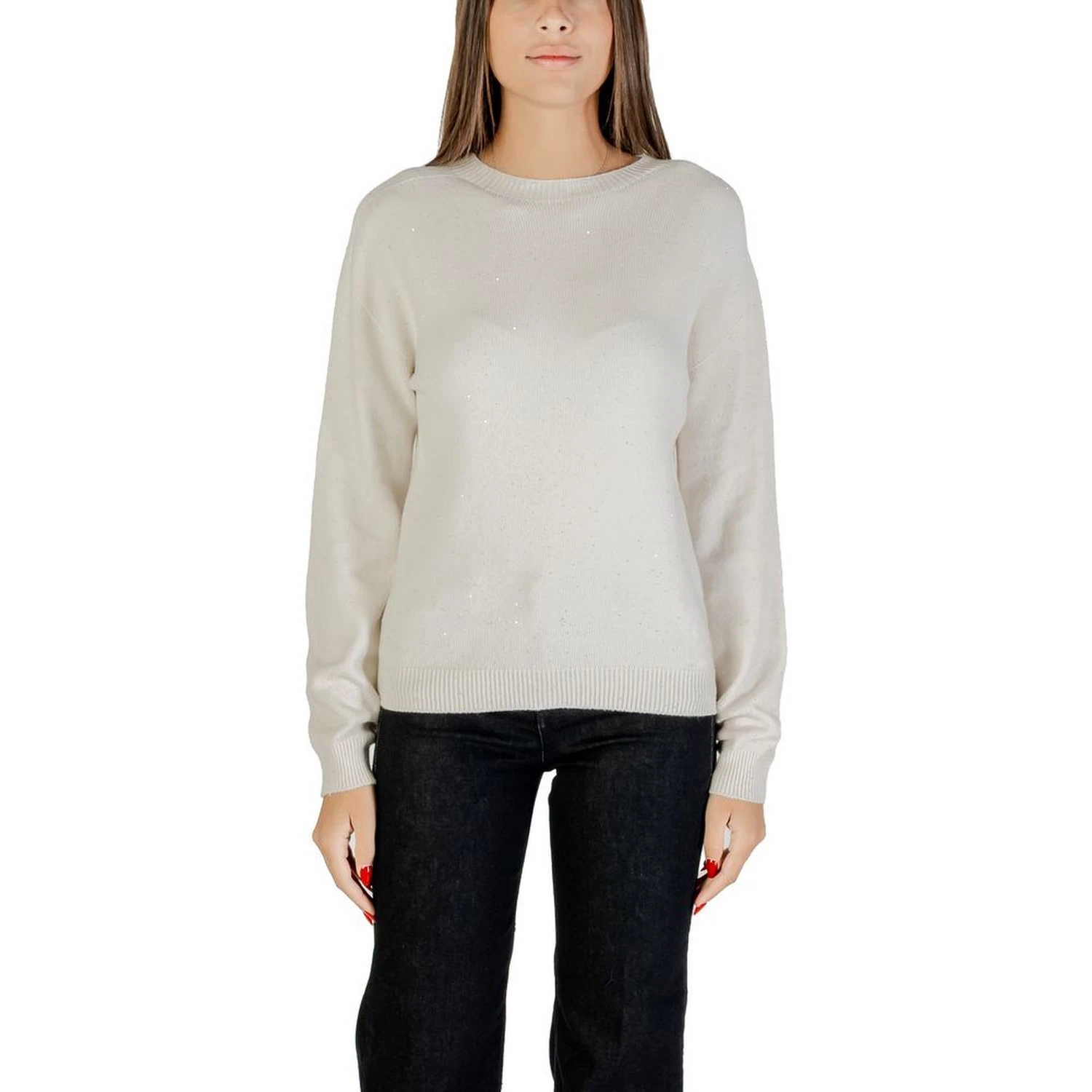 White Viscose Sweatshirt