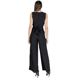 Black Polyester Jumpsuit