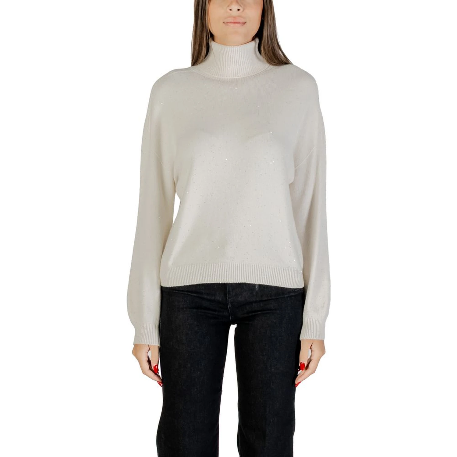 White Viscose Sweatshirt
