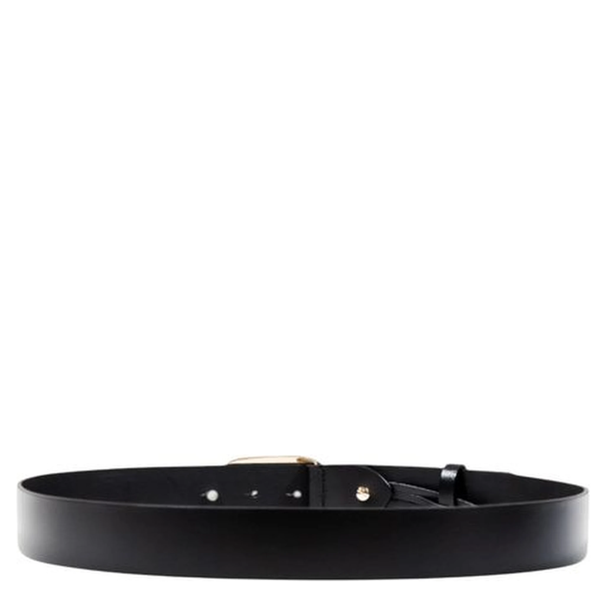 Bicolor Leather Regular Belt