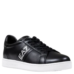 Black And White Leather Sneakers