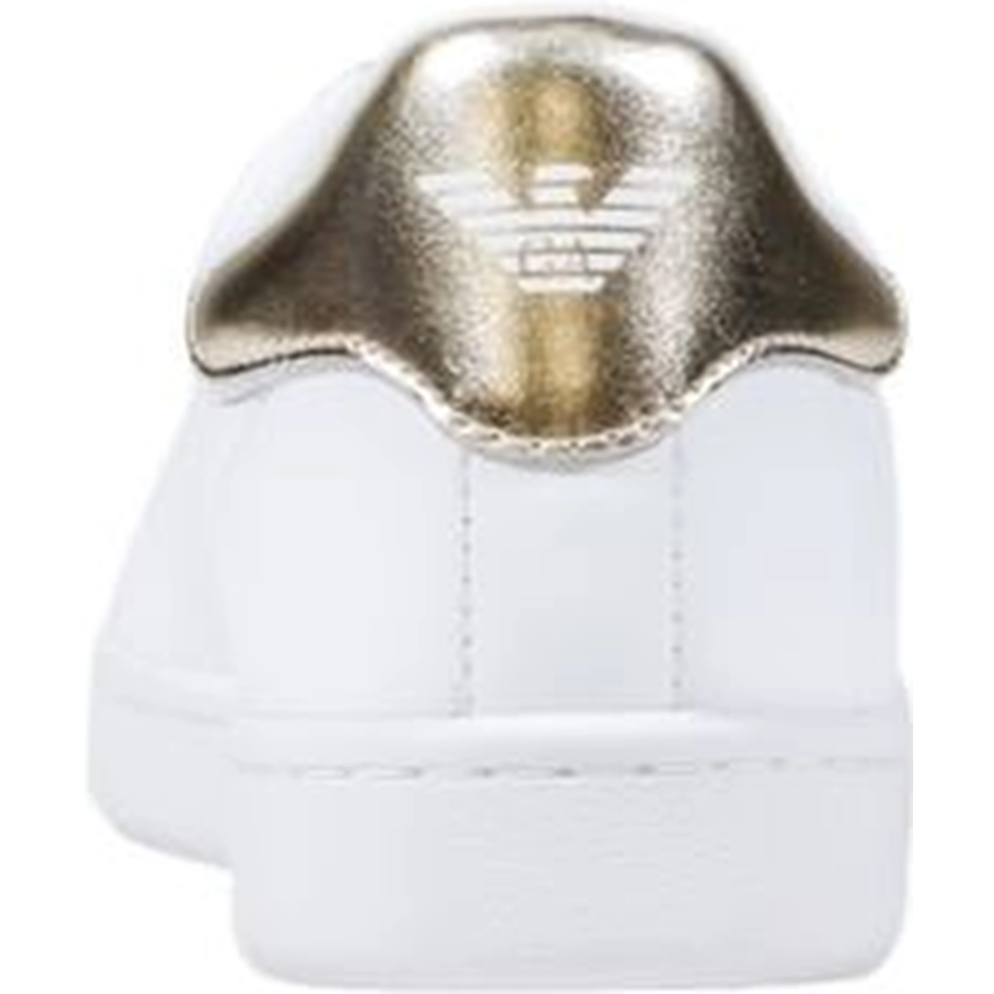 White Leather Low Top Sneakers