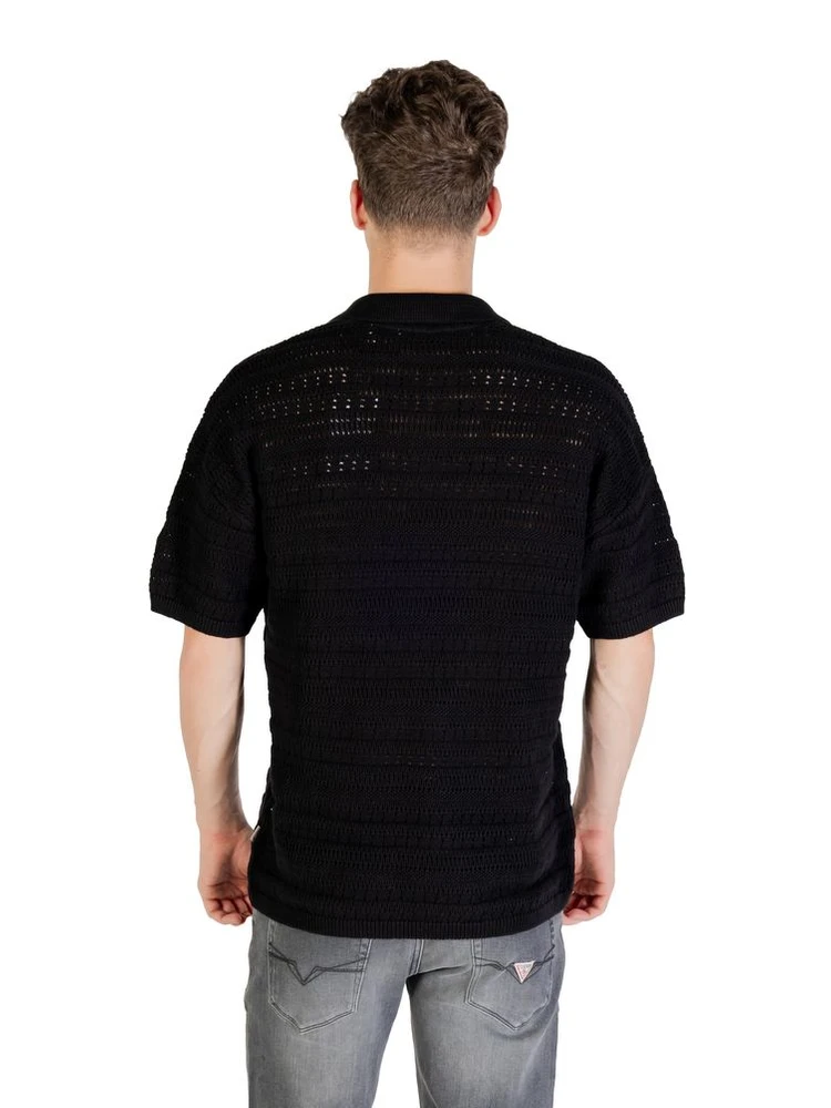 Black Cotton Polo Shirt alternative