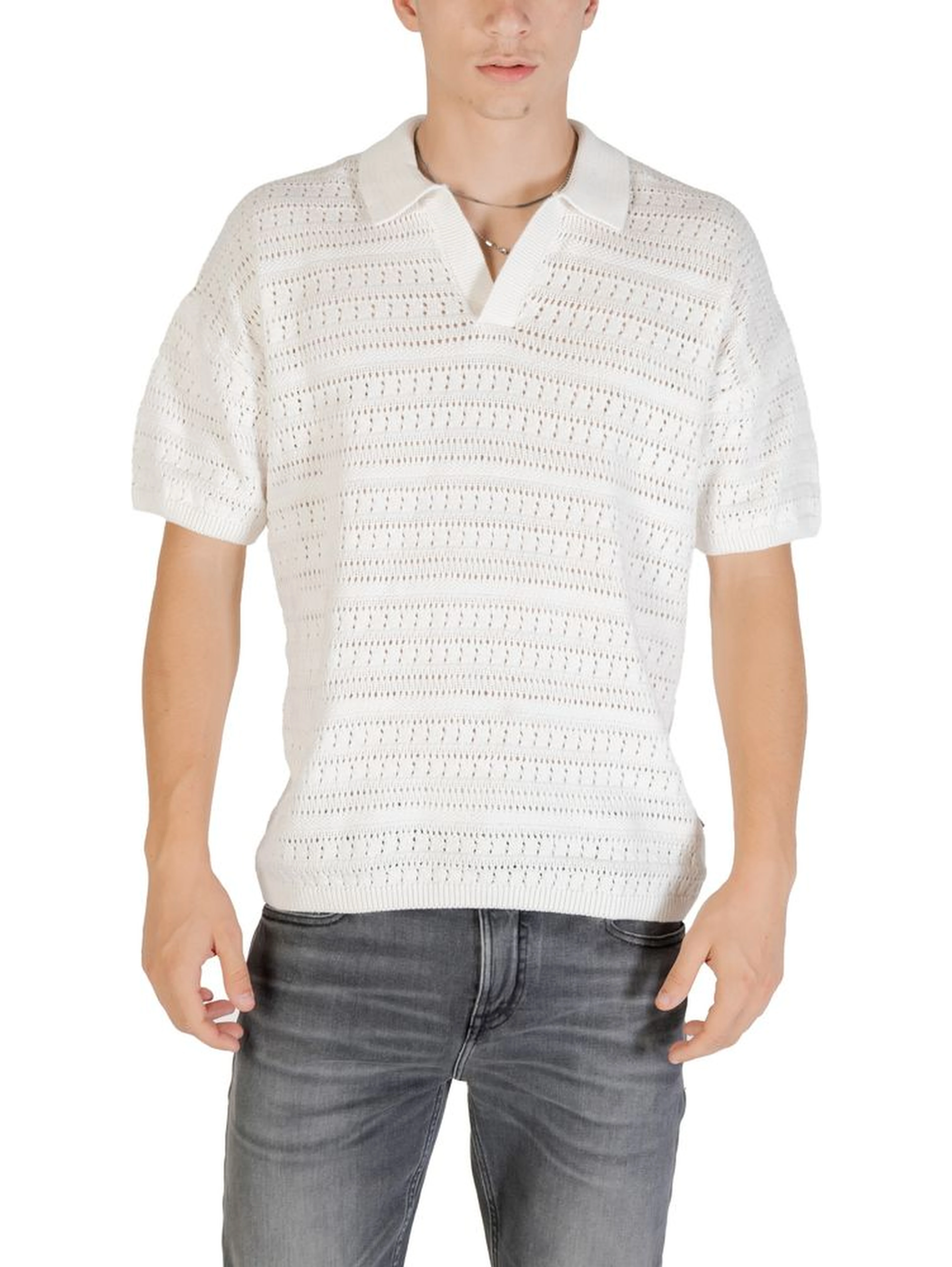 White Cotton Shortsleeve Shirt