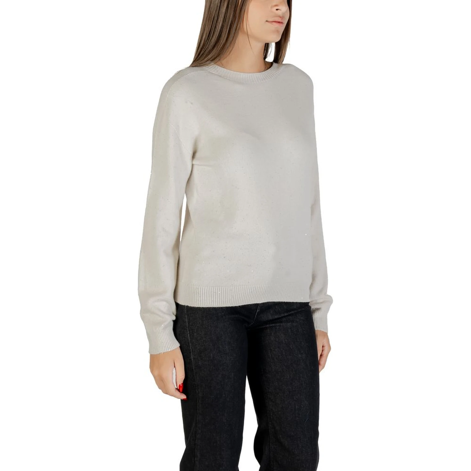 White Viscose Sweatshirt