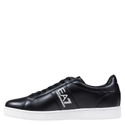 Black And White Leather Sneakers