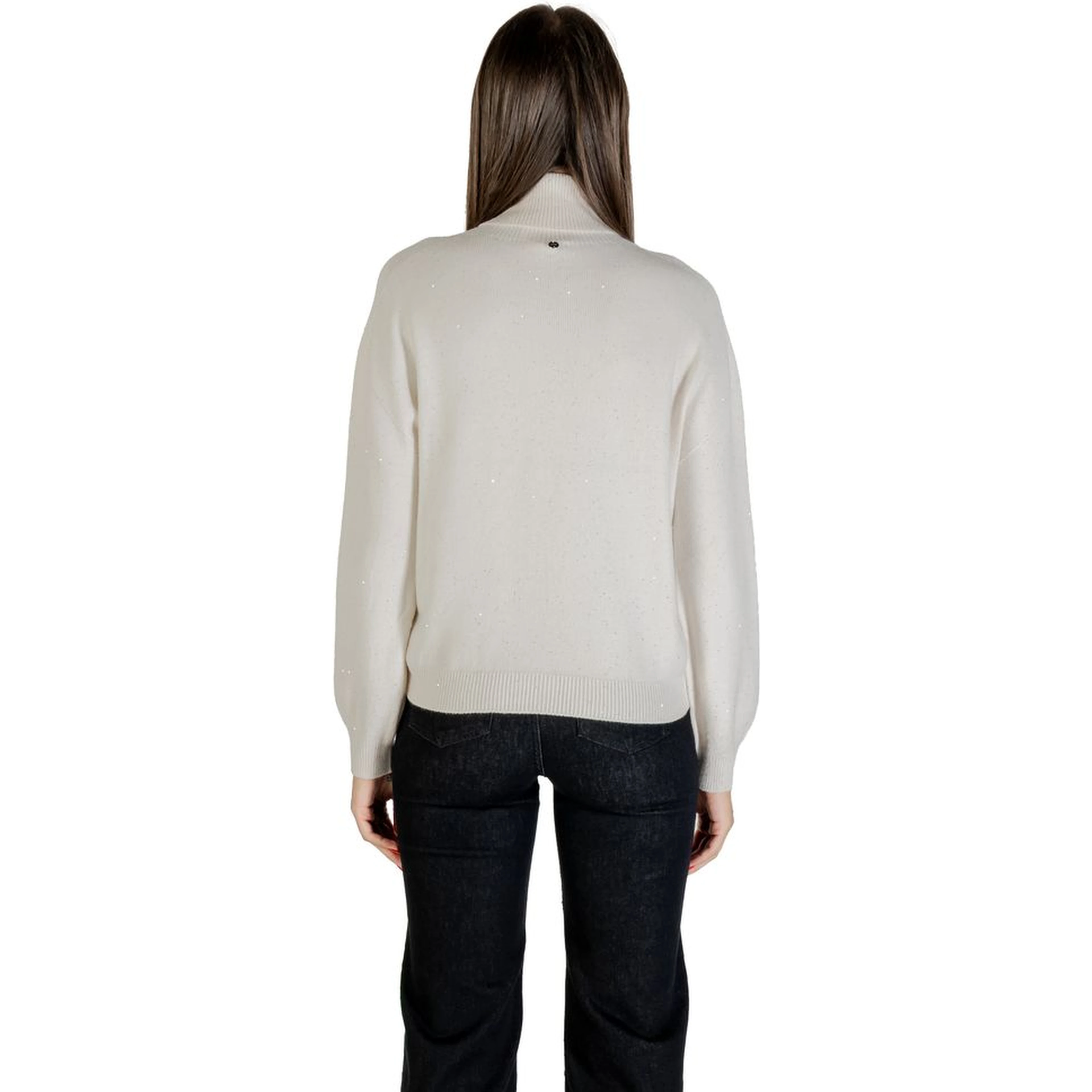 White Viscose Sweatshirt