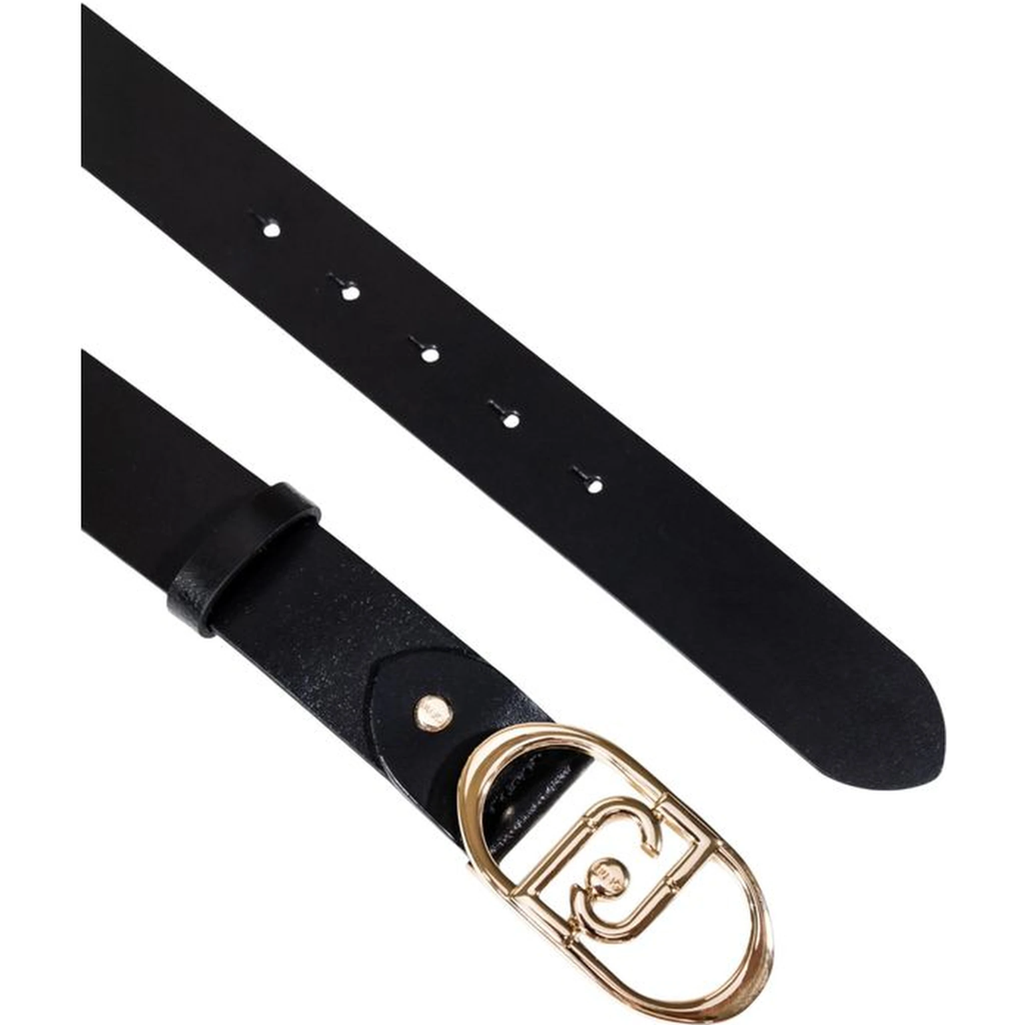 Bicolor Leather Regular Belt
