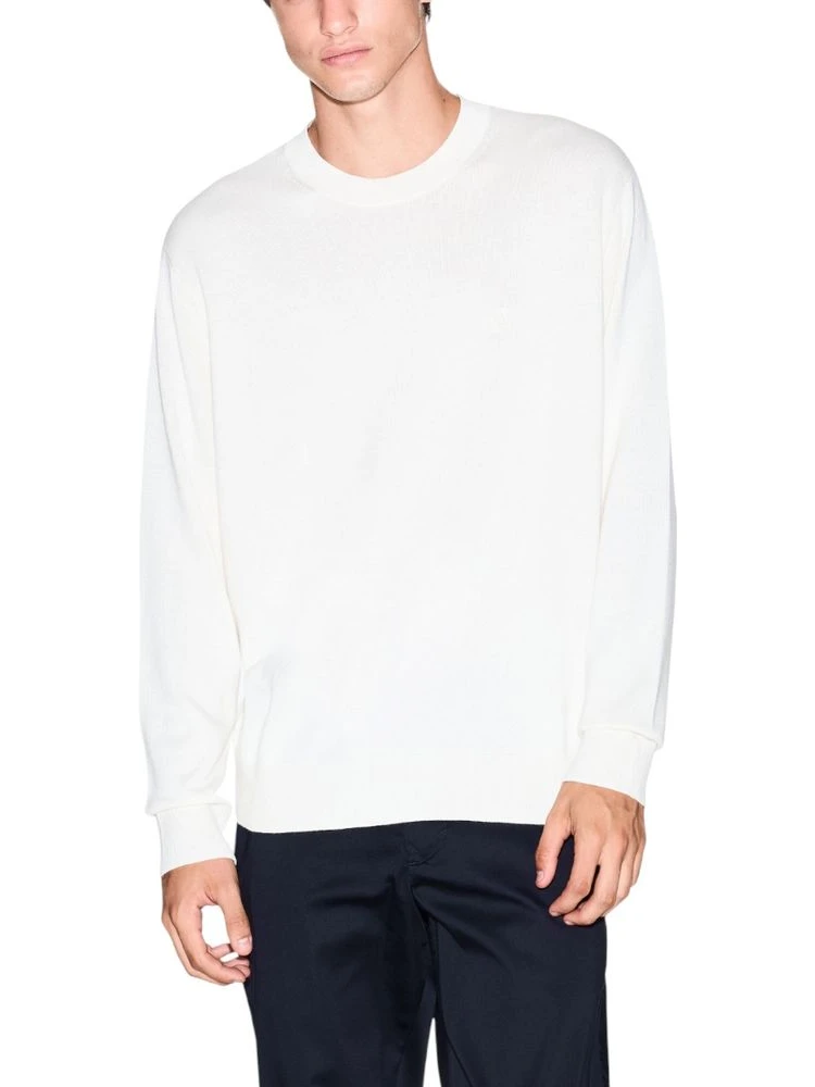 Cream Viscose Sweatshirt