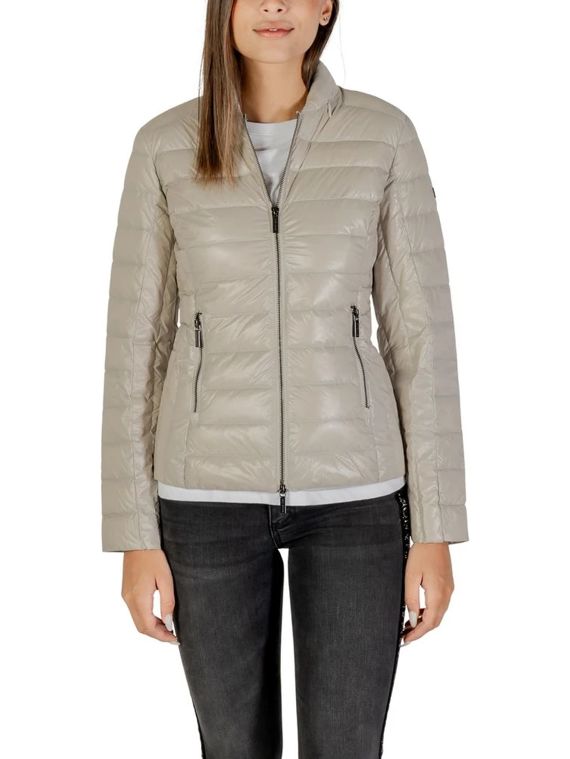 Beige Polyamide Coat