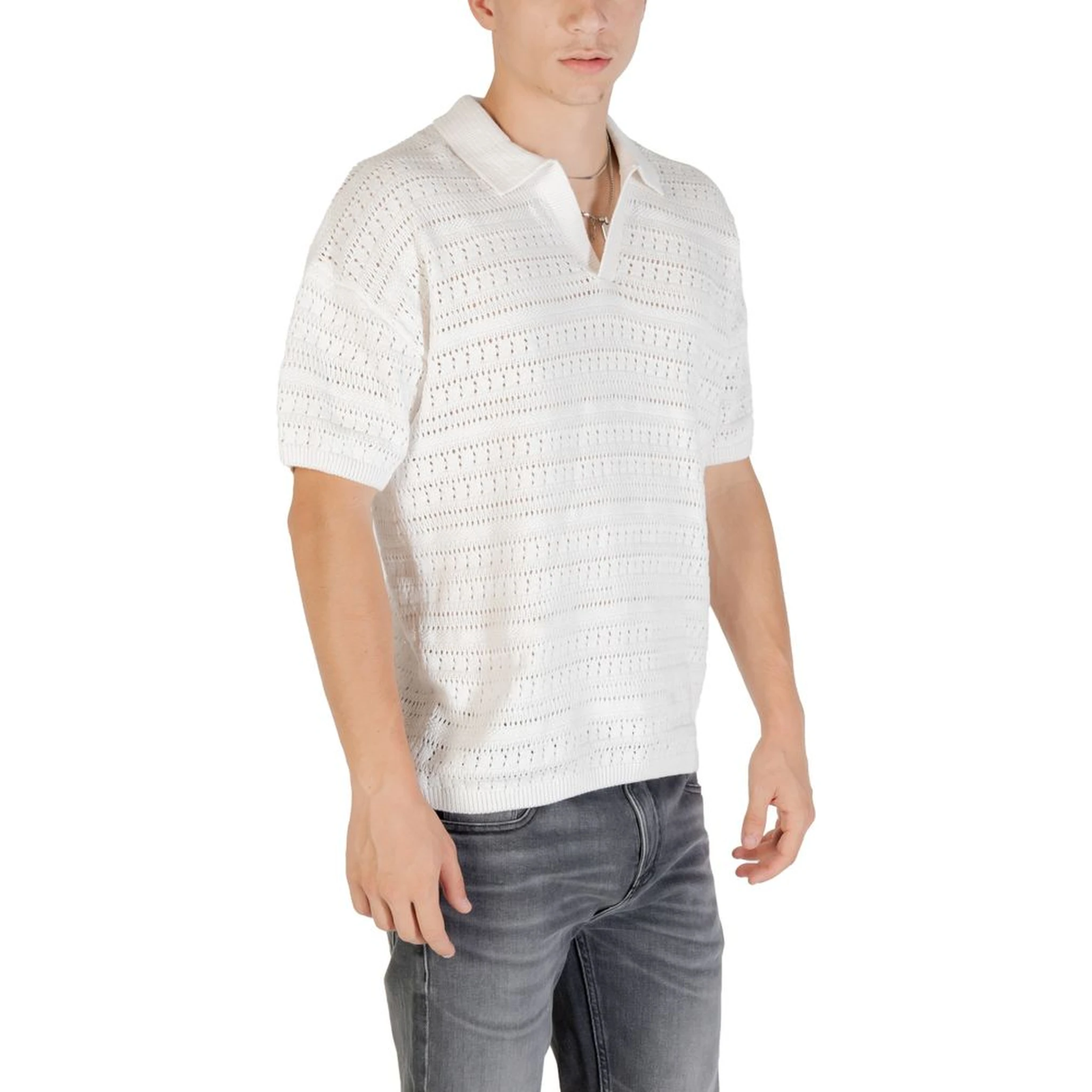White Cotton Shortsleeve Shirt