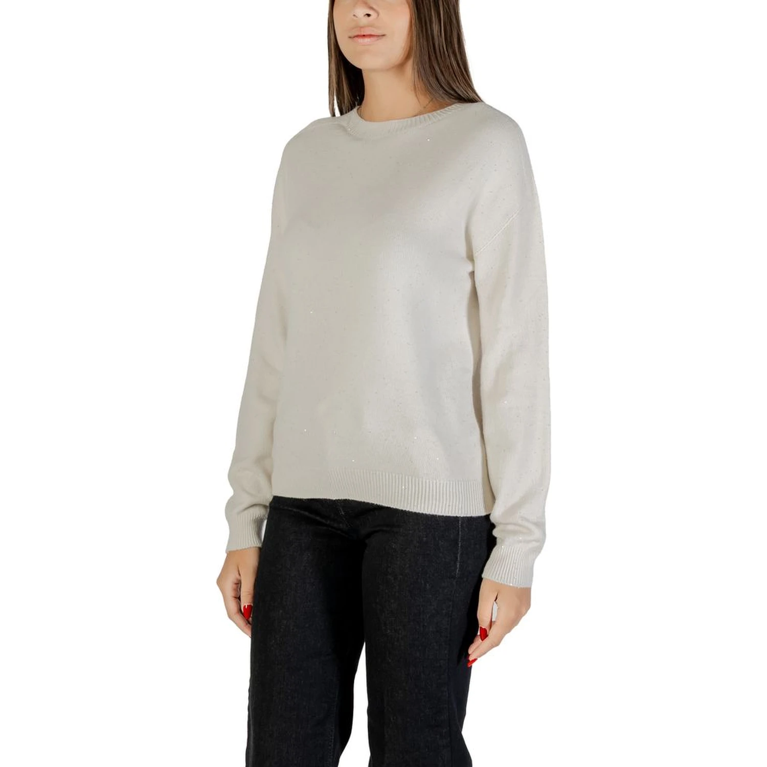 White Viscose Sweatshirt