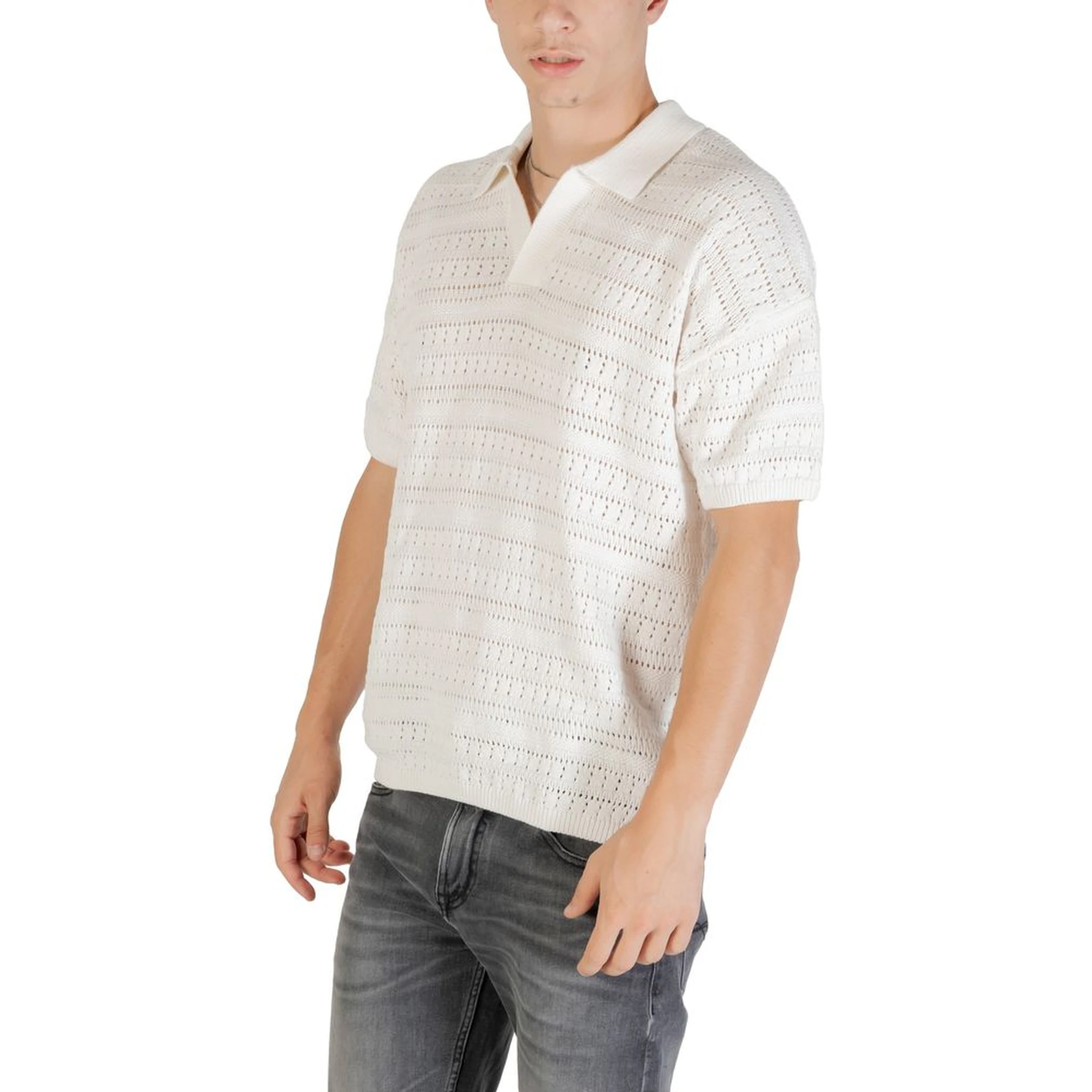 White Cotton Shortsleeve Shirt