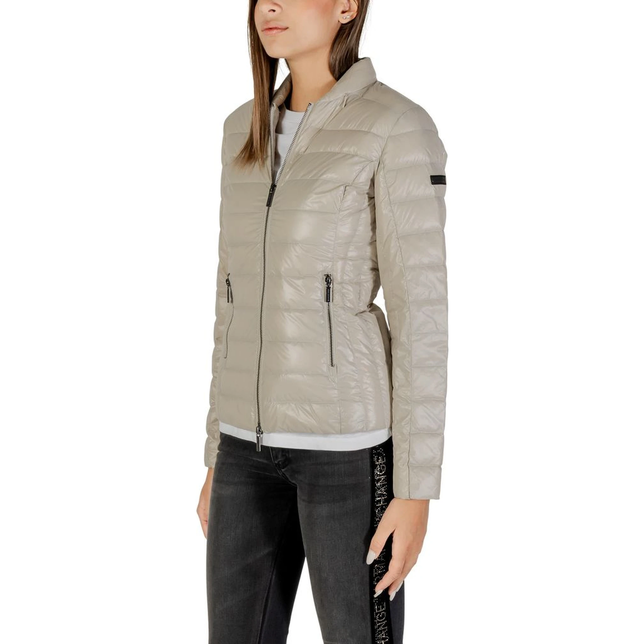 Beige Polyamide Coat