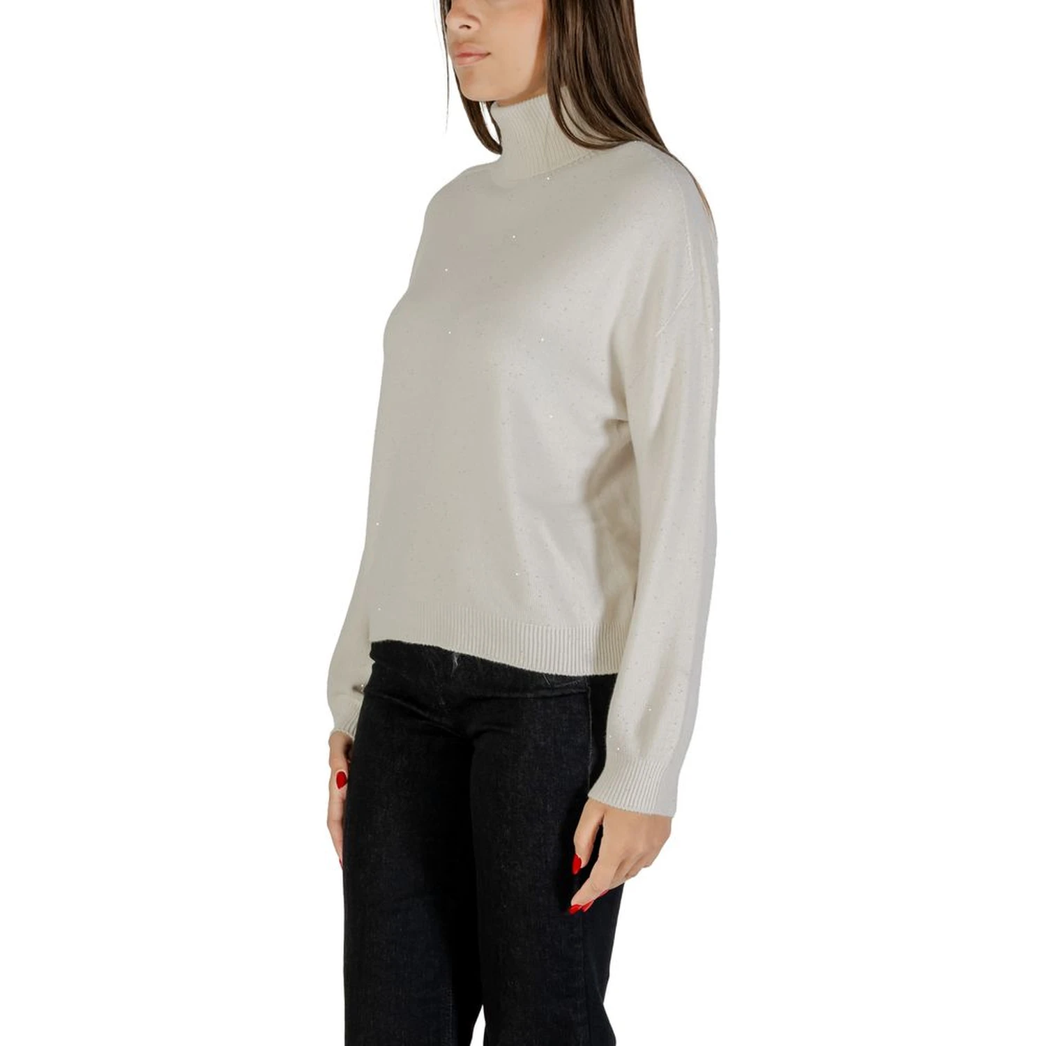 White Viscose Sweatshirt