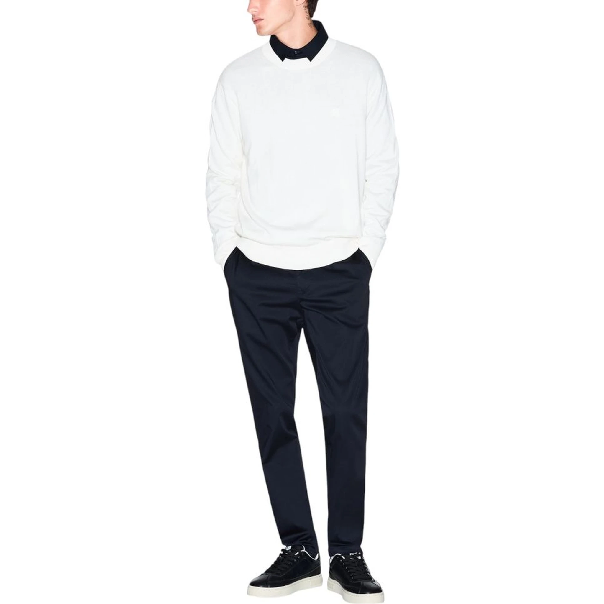 Cream Viscose Sweatshirt