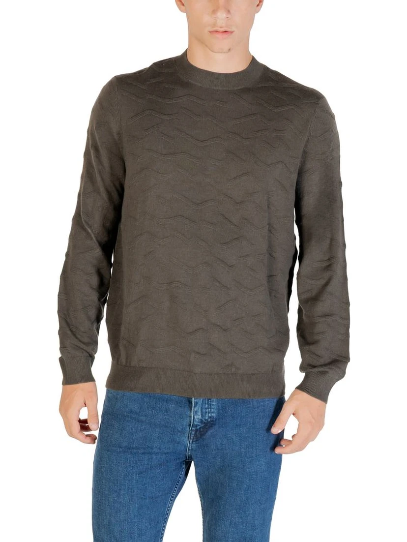 Green Marabou Sweatshirt