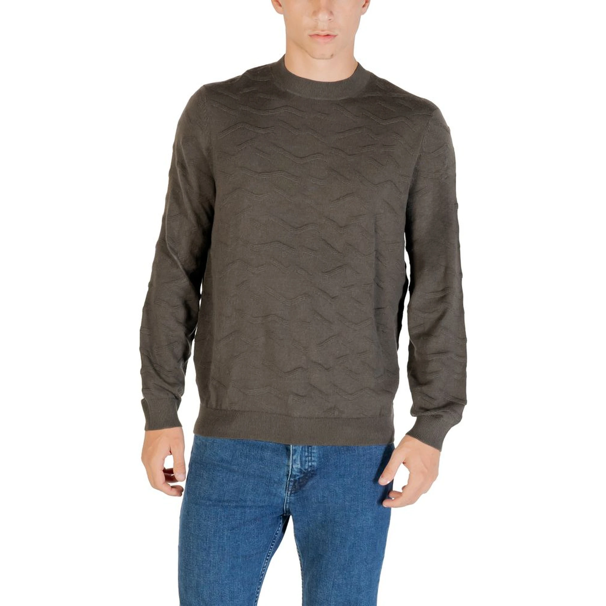 Green Marabou Sweatshirt