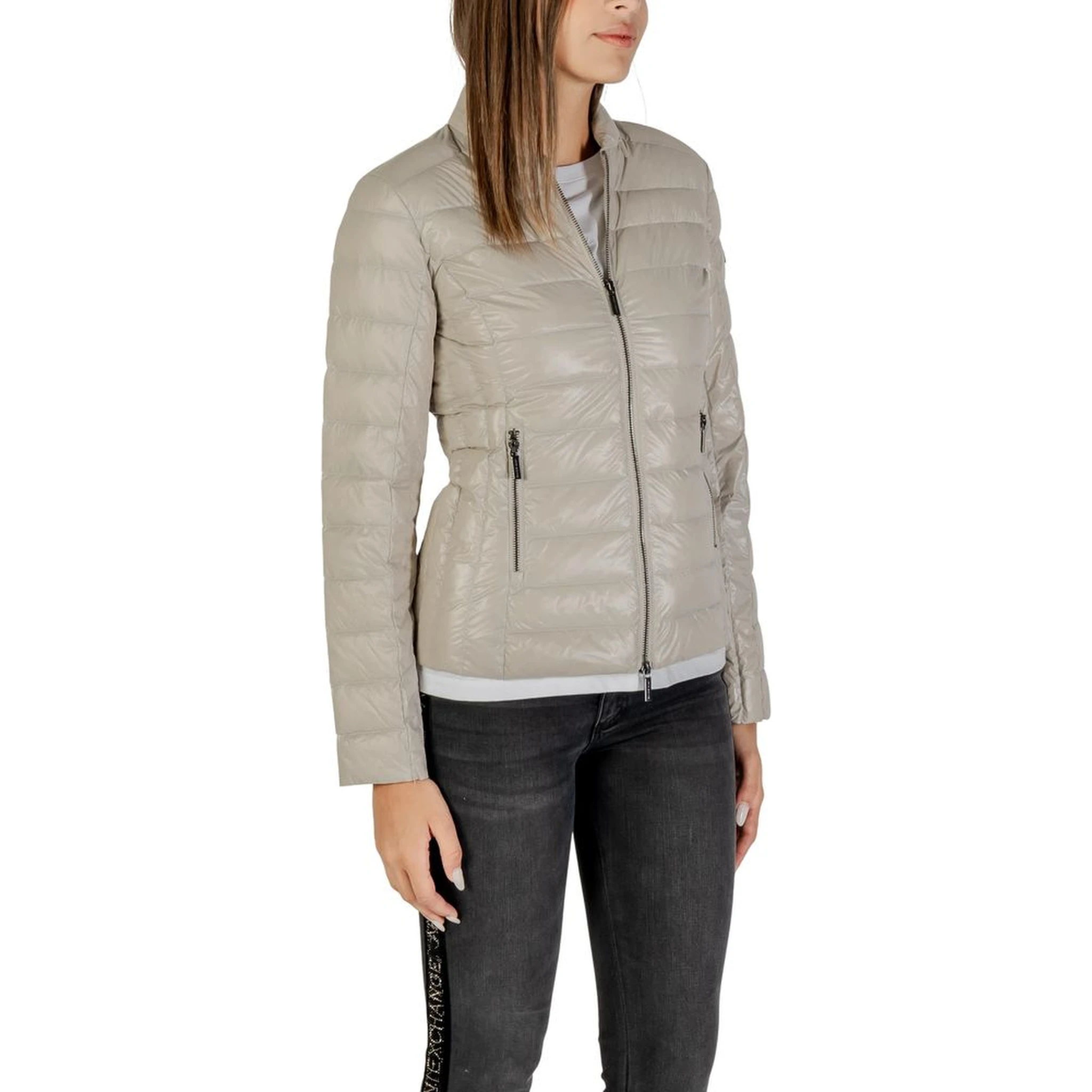 Beige Polyamide Coat